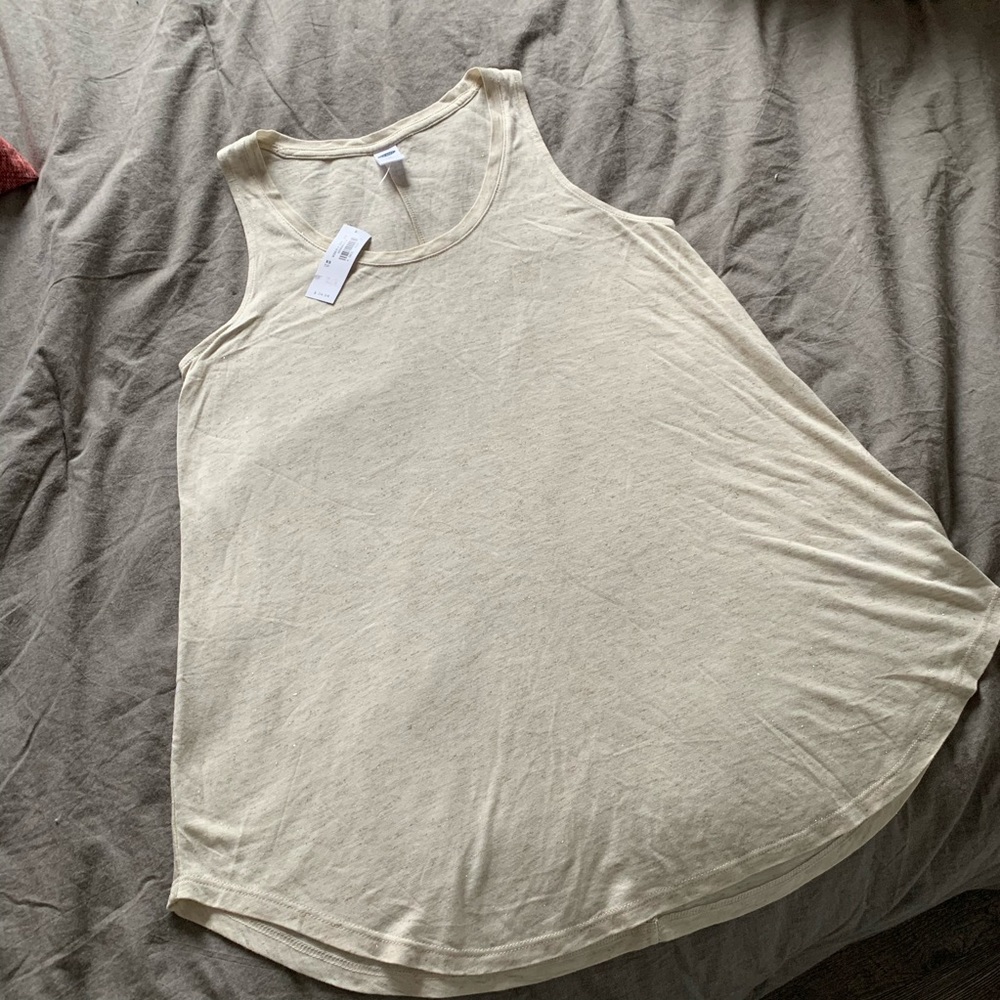 Old navy gold fleck tank xs